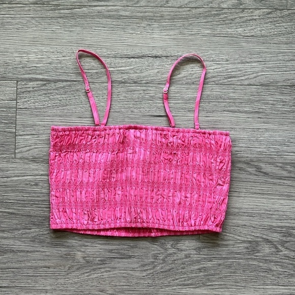 A New Day Pink Crop Tank Top Size XS - Picture 3 of 3